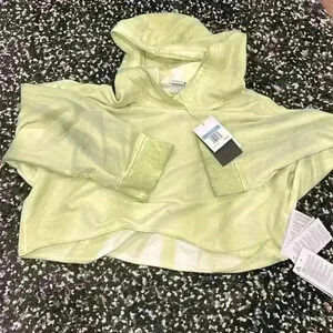 Nike yoga luxe green wash set hoody and joggers